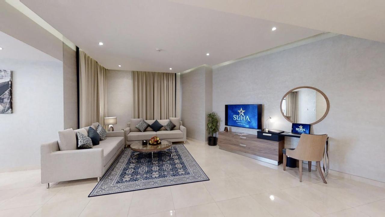 Suha Park Luxury Hotel Apartments, Waterfront Jaddaf Dubai Bagian luar foto