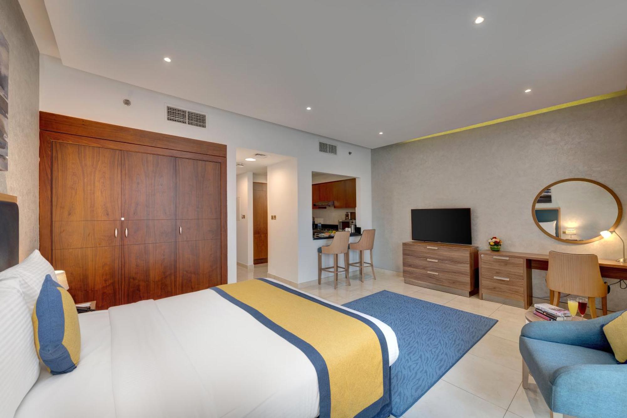 Suha Park Hotel Apartments, Waterfront Jaddaf Dubai Ruang foto
