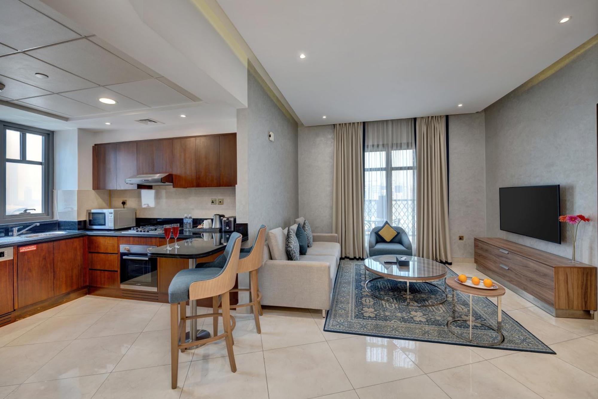 Suha Park Hotel Apartments, Waterfront Jaddaf Dubai Ruang foto