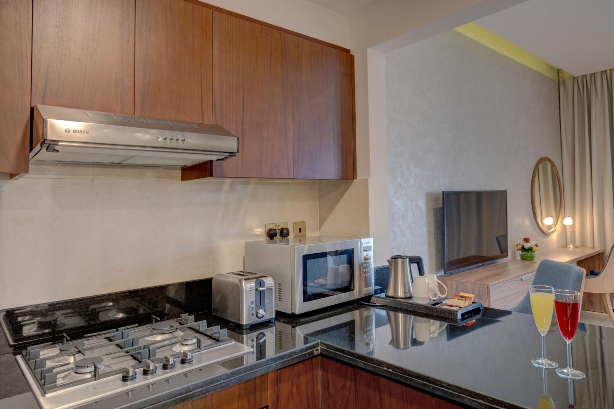 Suha Park Hotel Apartments, Waterfront Jaddaf Dubai Bagian luar foto